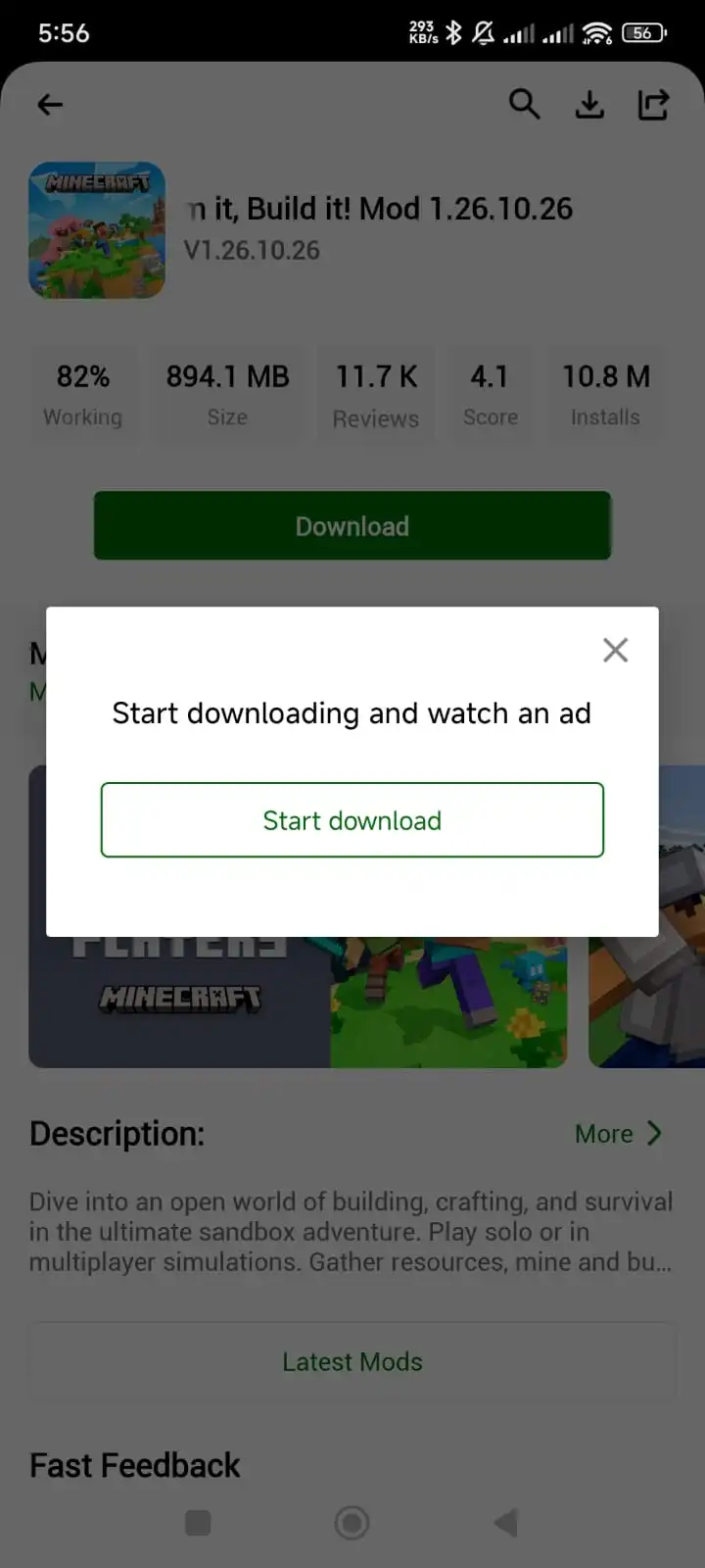 HappyMod download manager with download states